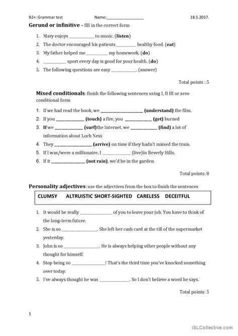 b2 grammar test pdf
